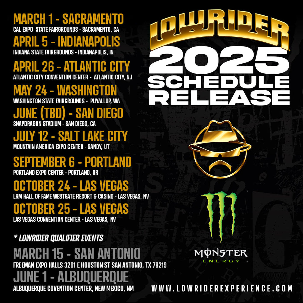 Lowrider Experience Returns in 2025 with 8 Exciting Shows